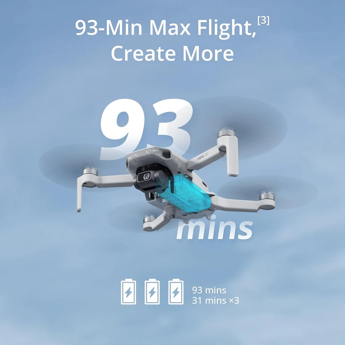 DJI Mini 4K Fly More Combo, view 5
